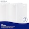 Kenney Mfg Microban Protected Lightweight PEVA Shower Liner, 70in W x 72in H, White, 2-Pack MB61121PK2 - alternate 9